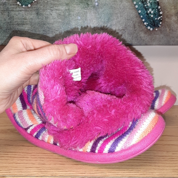 Y2K Colorful Plush Slippers - Picture 5 of 7